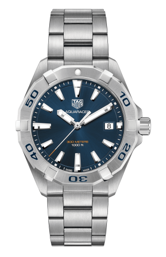 TAG Heuer Aquaracer Quartz 300M 41 Stainless Steel / Blue / Bracelet